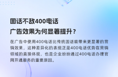 固话不敌400电话，广告效果为何显著提升？