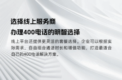 选择线上服务商，办理400电话的明智选择