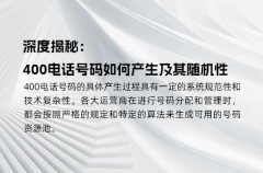 深度揭秘：400电话号码如何产生及其随机性