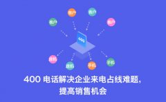 400电话办理能管销售线索？企业400电话这个功能很实用